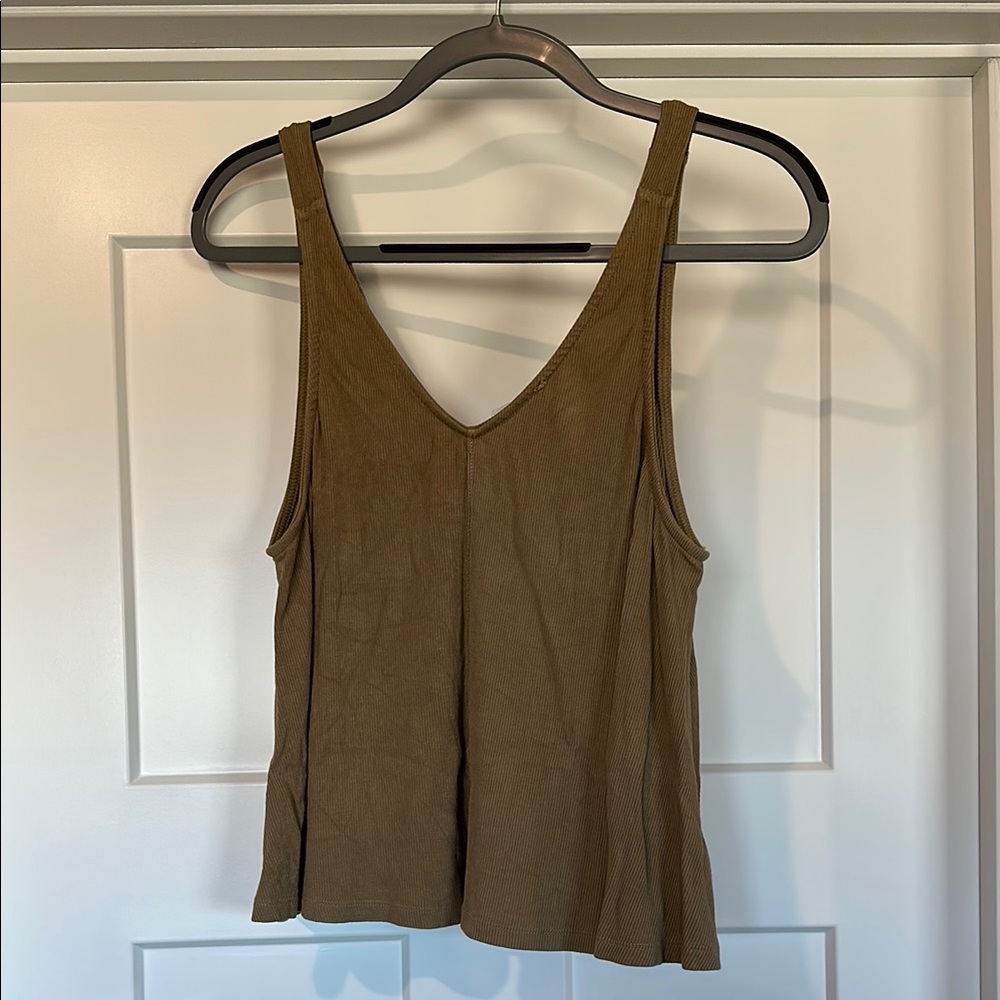 Women's Olive Green Tank Top